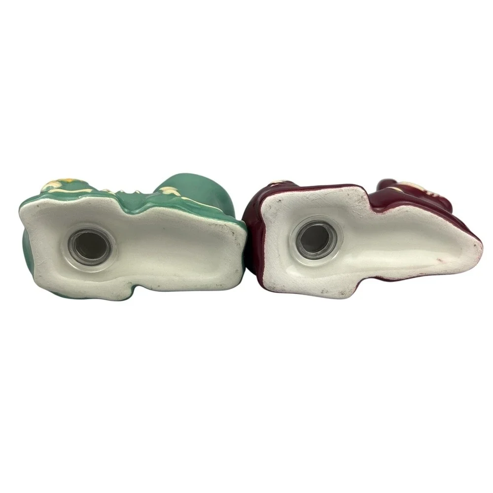 Day Of The The Dead Skull Cat Skull Dog Salt & Pepper Ceramic Dia De Los Muertos